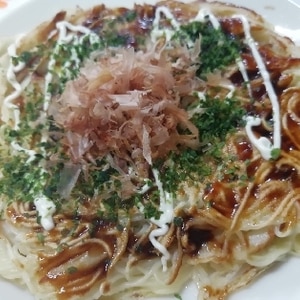 そうめん☆カリッ！もっちり！お好み焼き